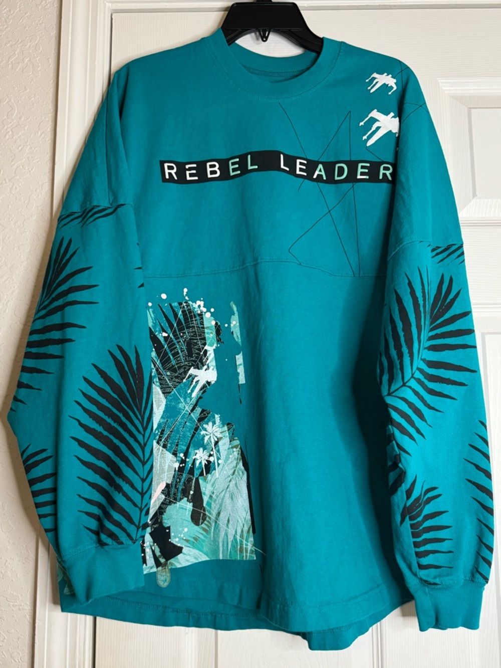 Disney Star Wars Teal Graphic Jersey Shirt
